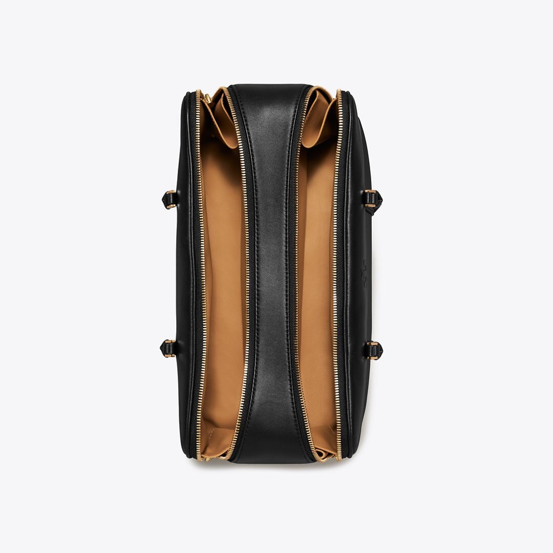 Tory Burch Marshmallow Satchel Black