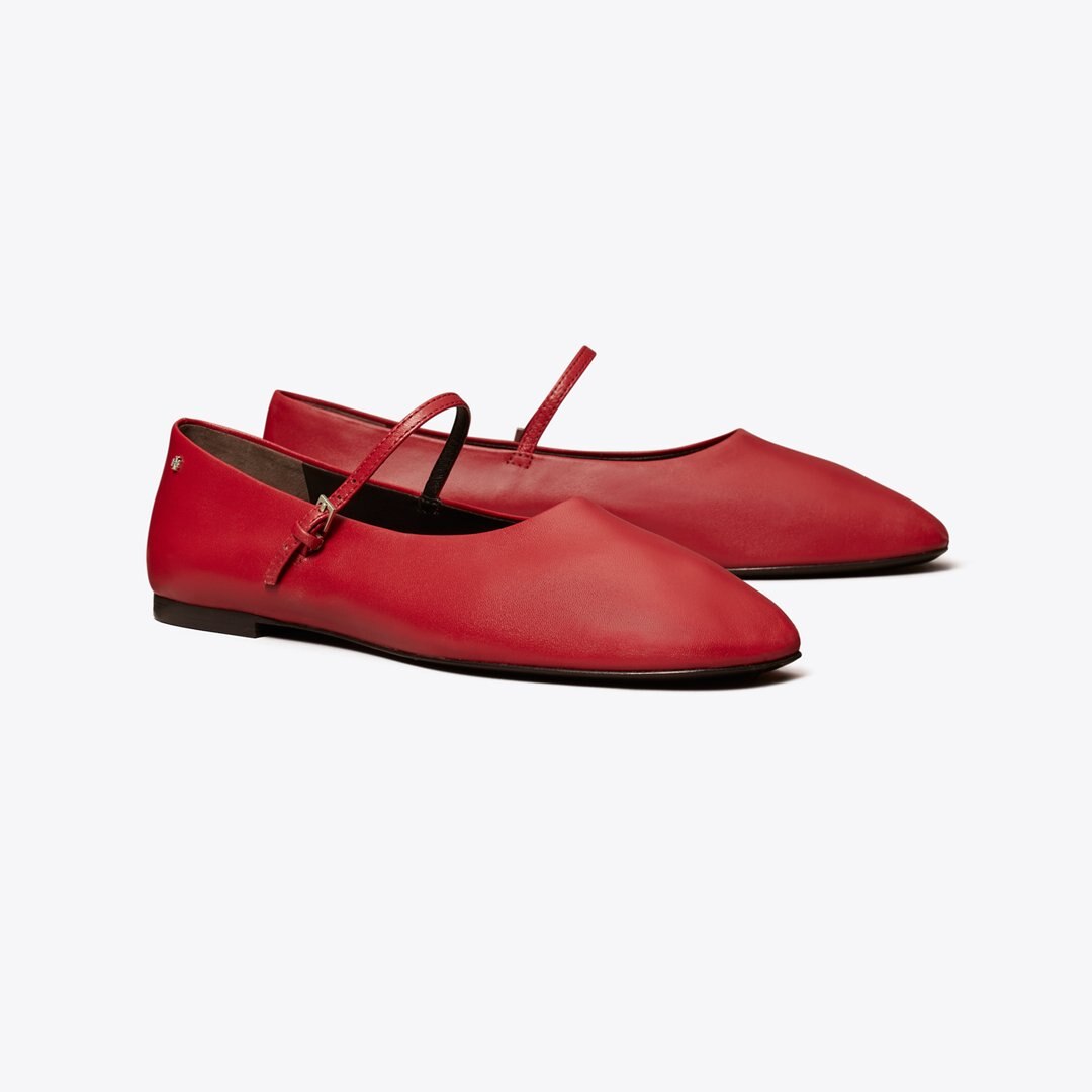 Tory Burch Mary Jane Ballet TORY RED