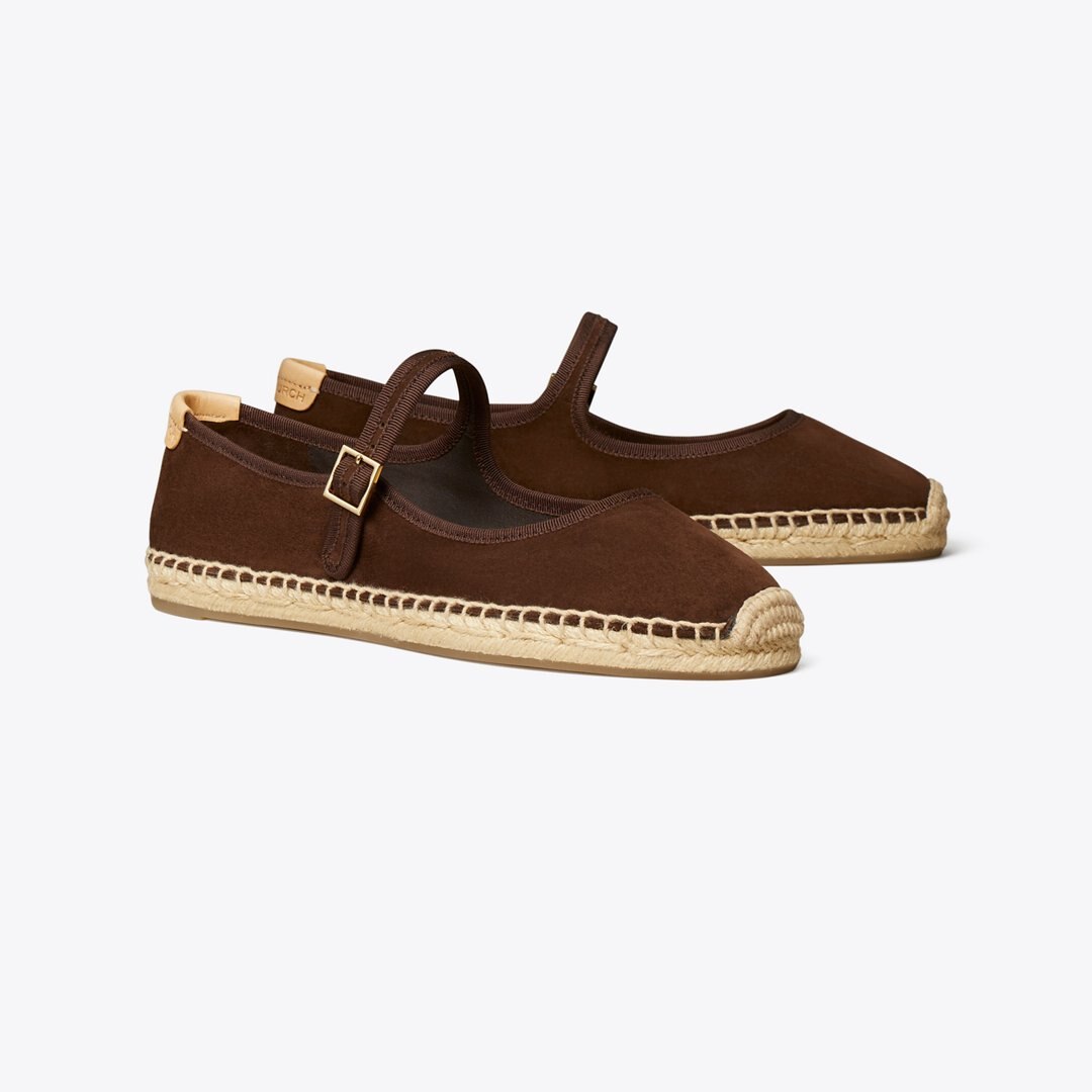 Tory Burch Mary Jane Espadrille DARK COCOA / DARK COCOA / NATURAL