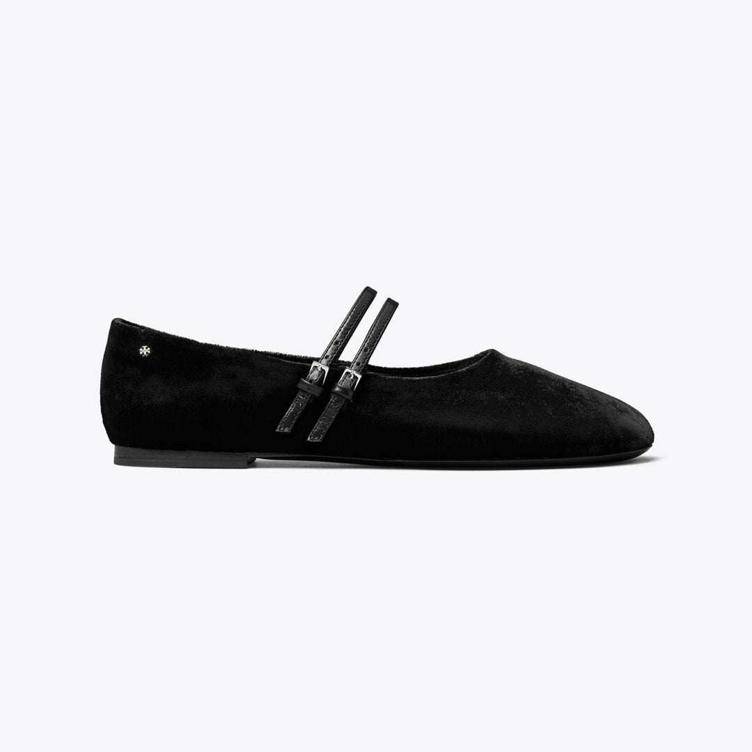 Tory Burch Mary Jane Two-Band Ballet PERFECT BLACK
