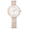Swarovski Matrix Tennis 7-Link Watch Swiss Made Metal Bracelet Rose Gold Tone Mixed Metal Finish SW5672971