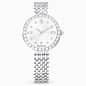 Swarovski Matrix Tennis 7-Link Watch Swiss Made Metal Bracelet Silver Tone Stainless Steel SW5673022