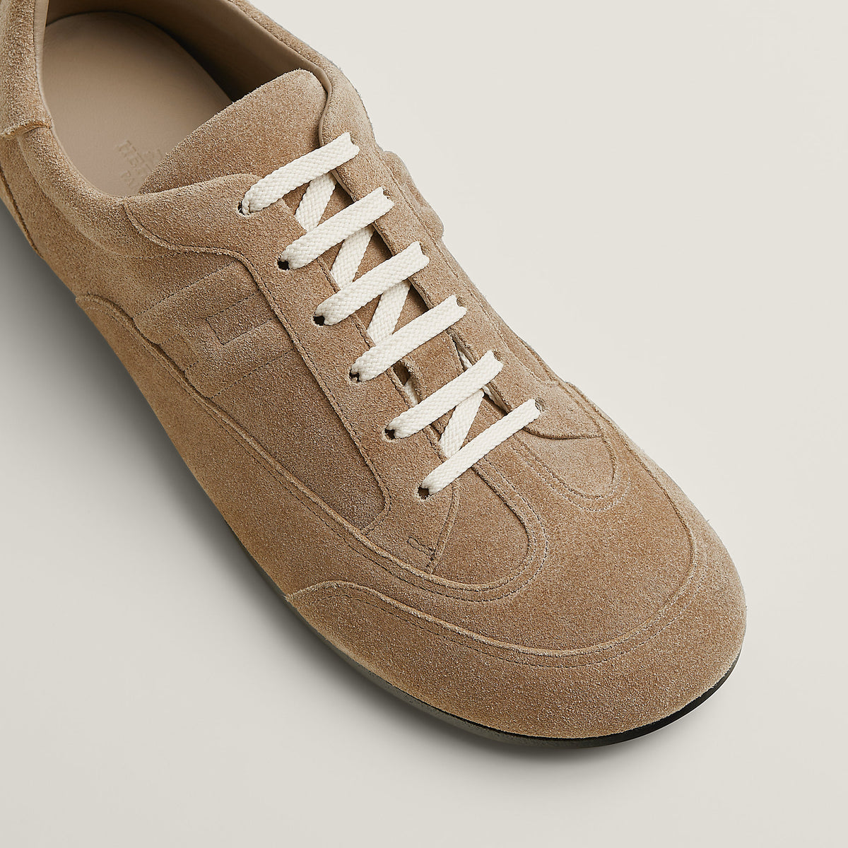 Hermes May Derby Shoe Beige Sable