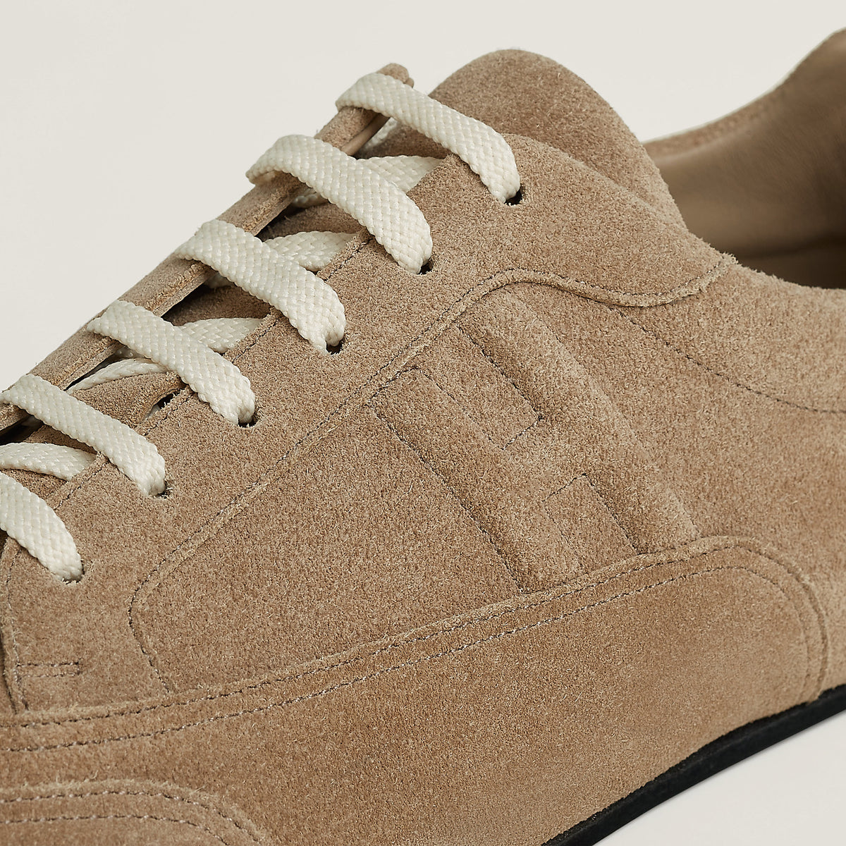 Hermes May Derby Shoe Beige Sable
