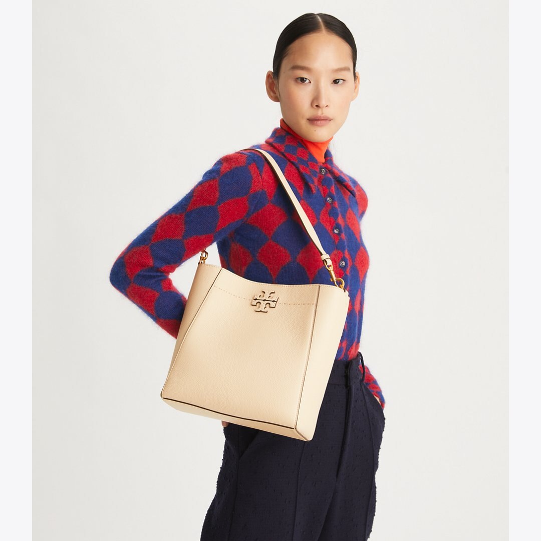 Tory Burch McGraw Bucket Bag BRIE