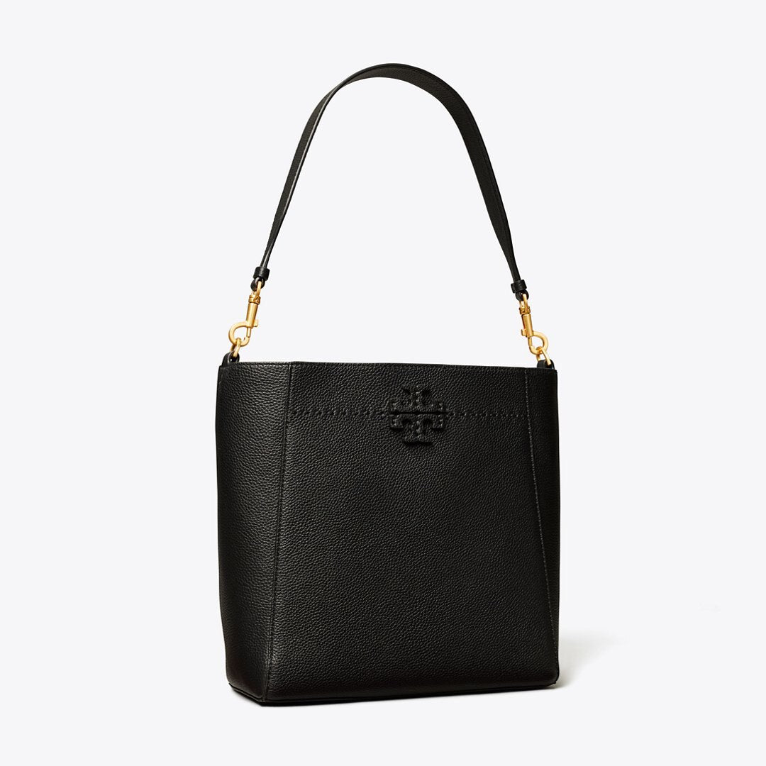 Tory Burch McGraw Bucket Bag Black