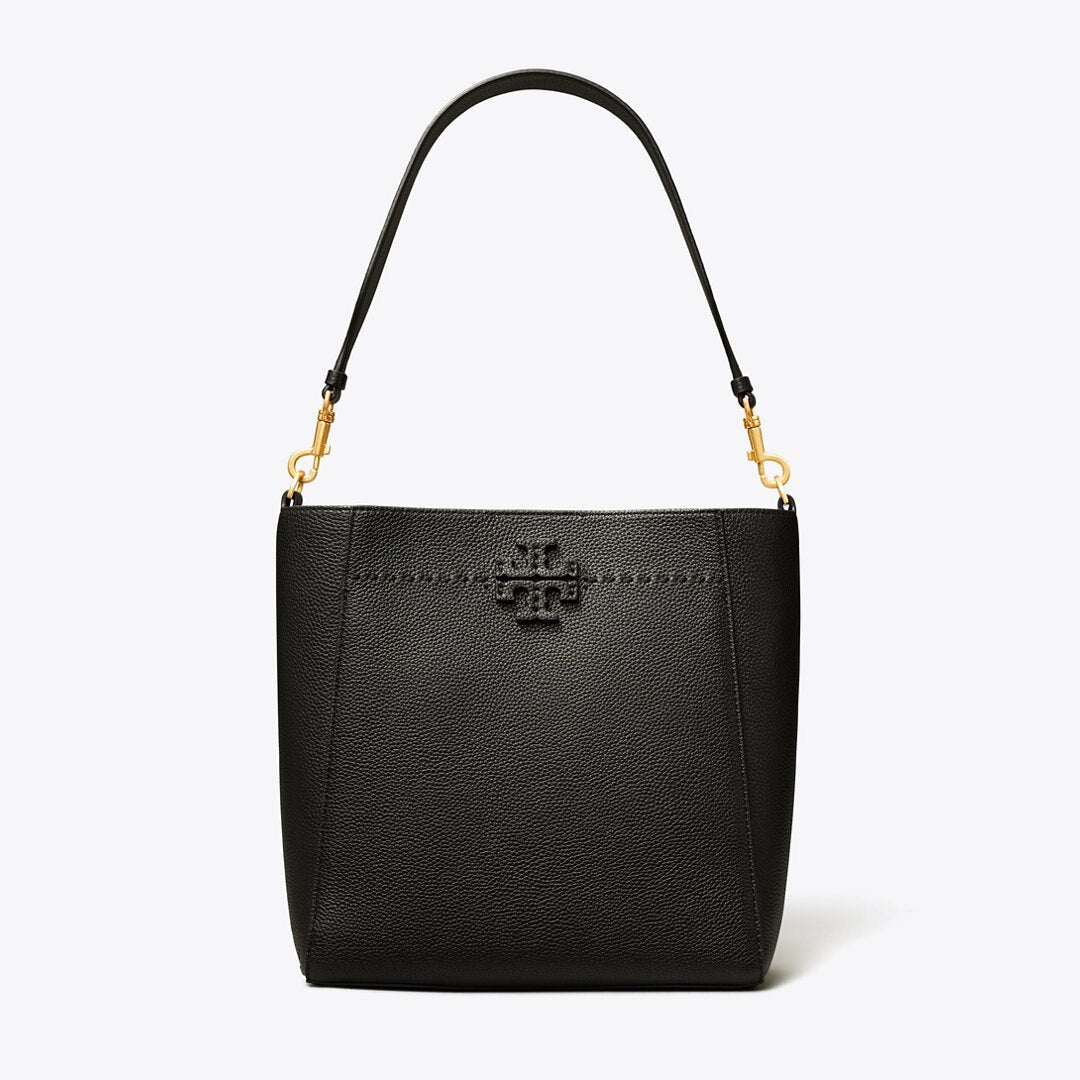 Tory Burch McGraw Bucket Bag Black