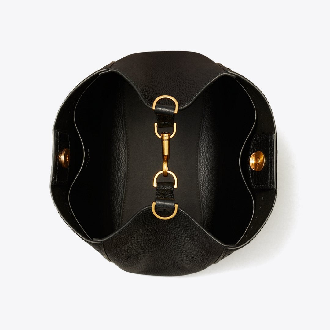 Tory Burch McGraw Bucket Bag Black