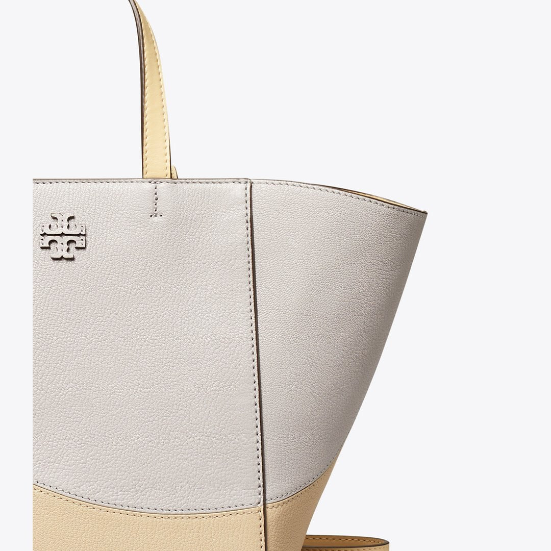 Tory Burch McGraw Colorblock Carryall Bay Gray Multi