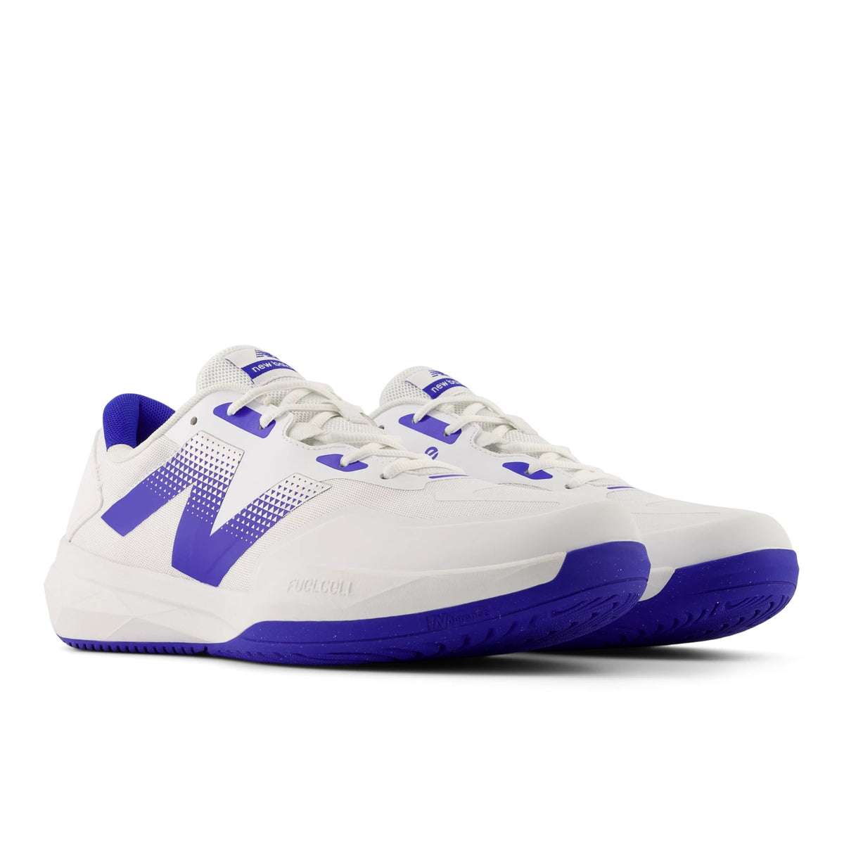 New Balance 796v4 Pickleball White with Blue Gemstone