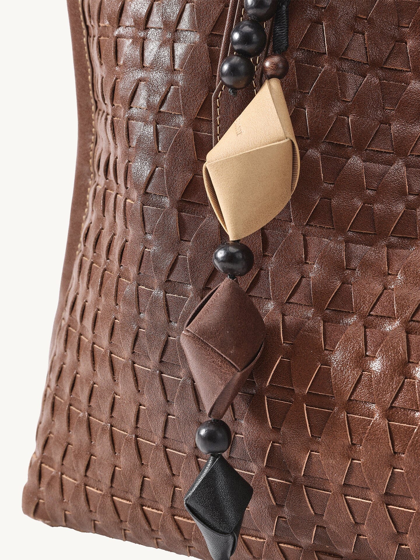 Songmont Medium Lattice Tote Sandal