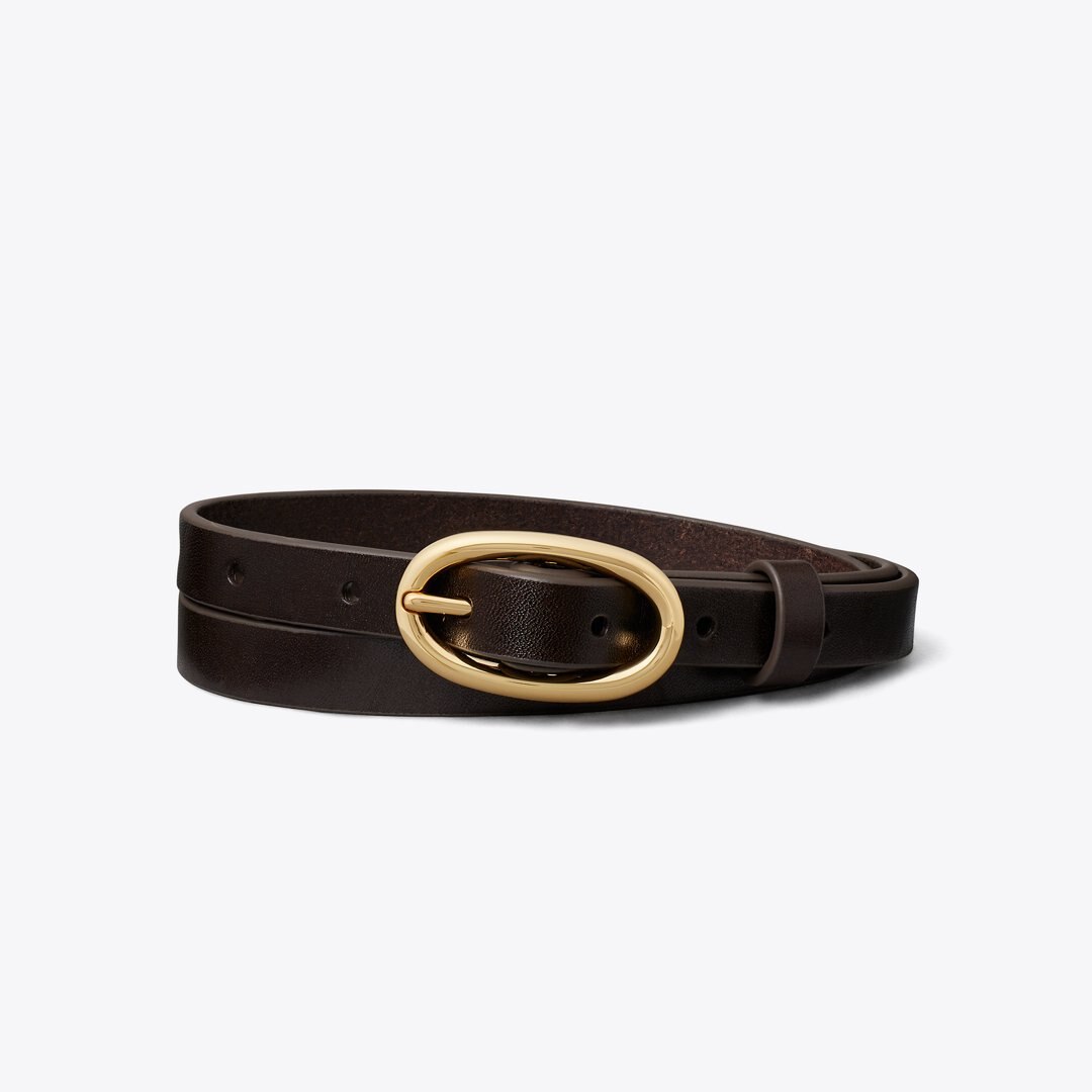 Tory Burch Medium Pierced Buckle Belt Amarena