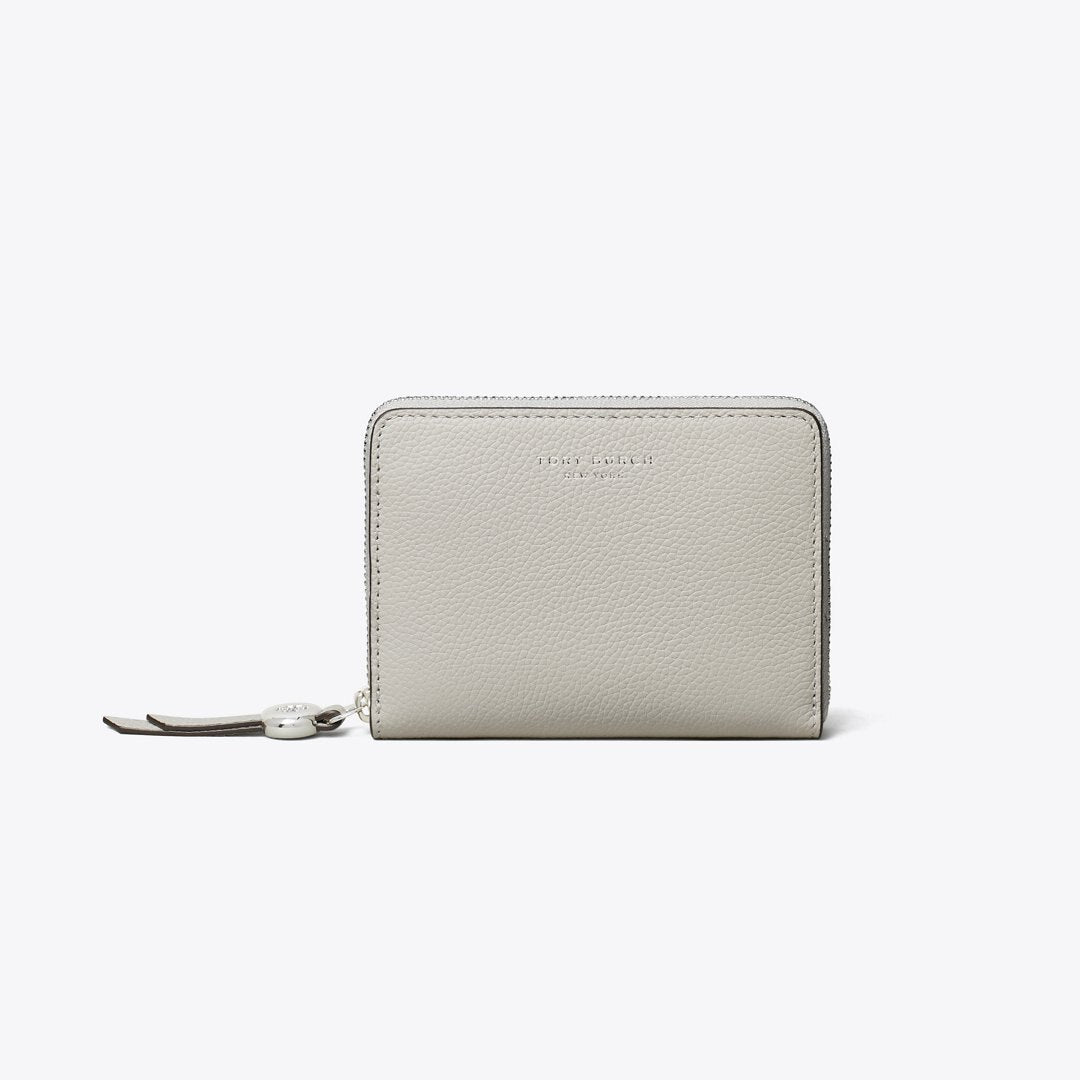 Tory Burch Medium Romy Wallet Dove Gray