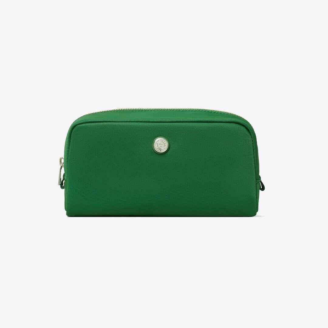 Tory Burch Medium Twist Cosmetic Case Basil