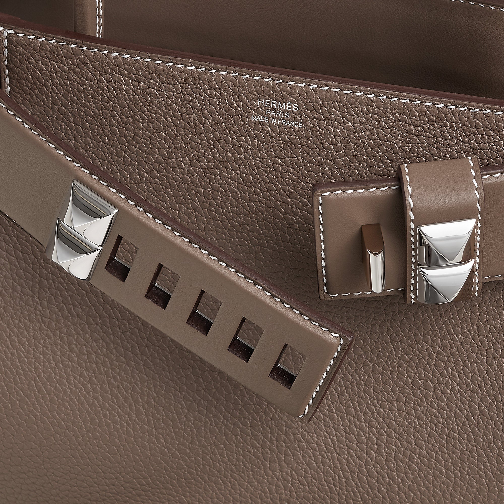 Hermes Medor Clous Bag Toupe