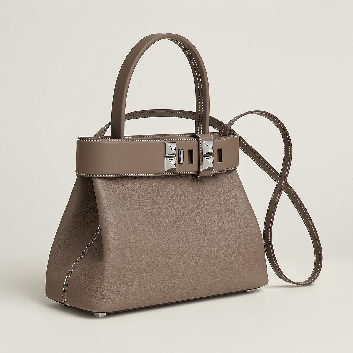 Hermes Medor Clous Bag Toupe