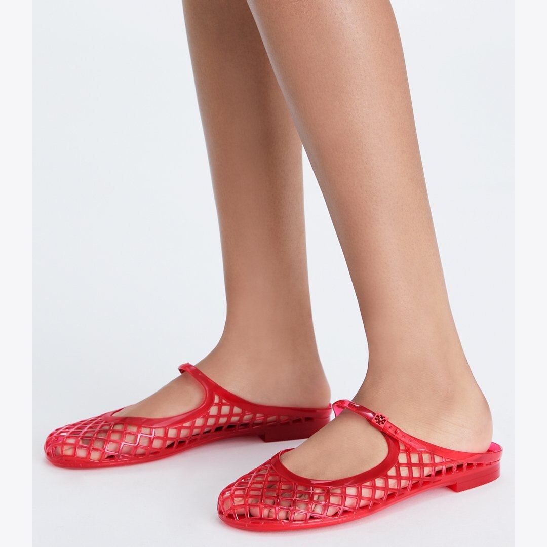 Tory Burch Mellow Mary Jane Jelly RED VOLCANO / RED VOLCANO