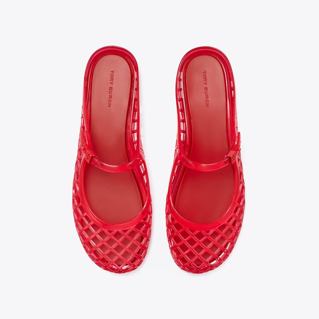 Tory Burch Mellow Mary Jane Jelly RED VOLCANO / RED VOLCANO