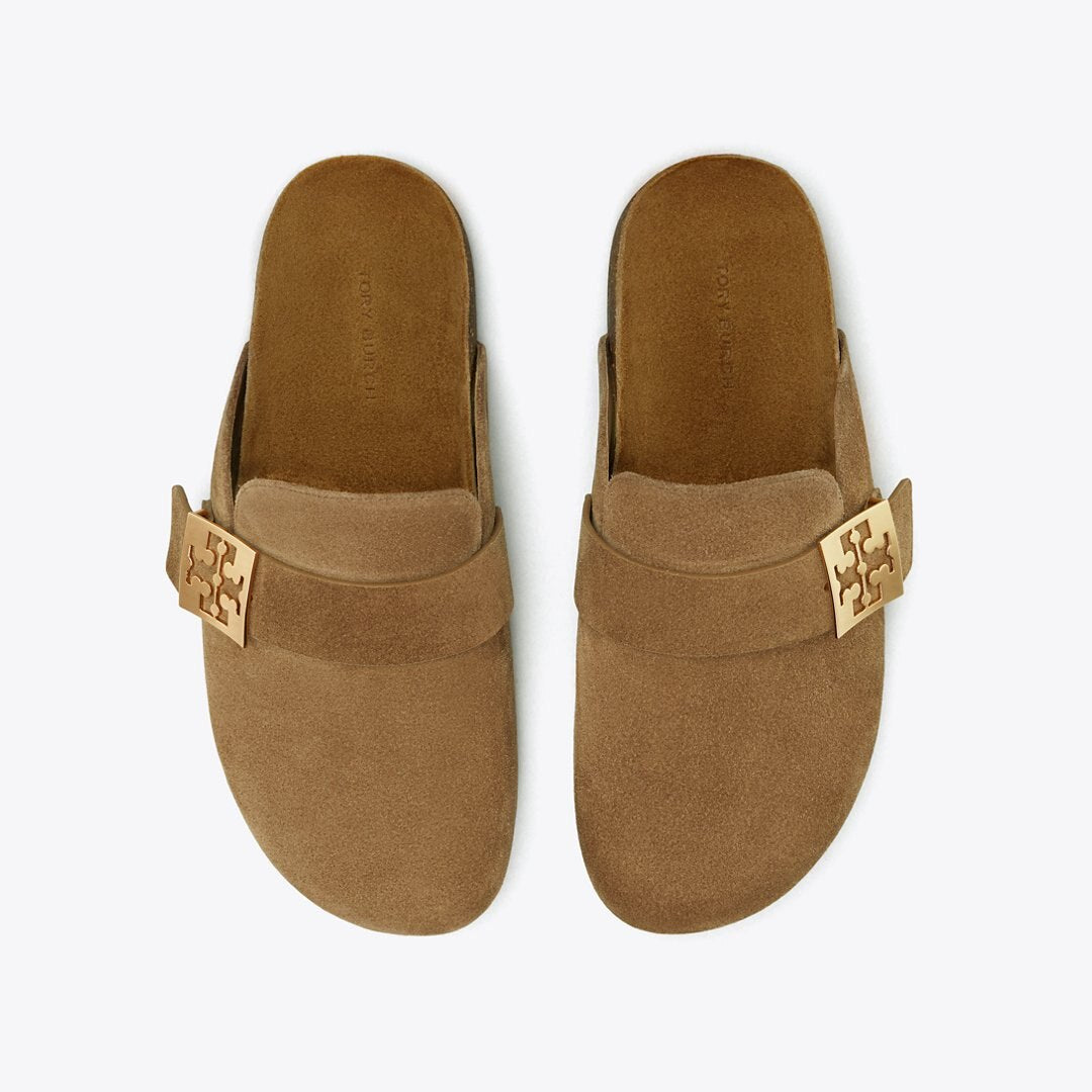 Tory Burch Mellow Mule RIVER ROCK / GOLD