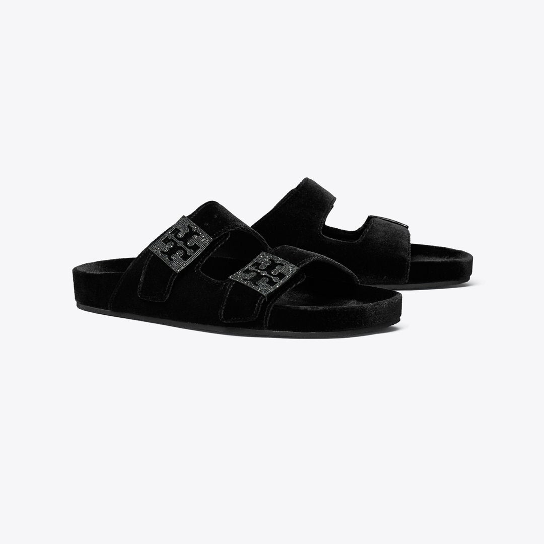 Tory Burch Mellow Pav Sandal PERFECT BLACK / JET