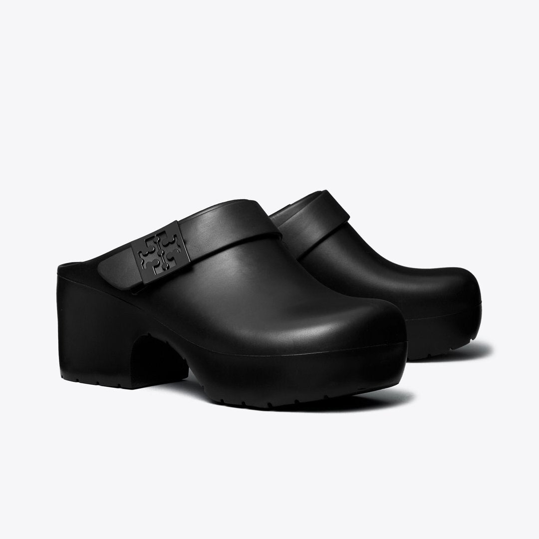 Tory Burch Mellow Platform Heeled Clog PERFECT BLACK