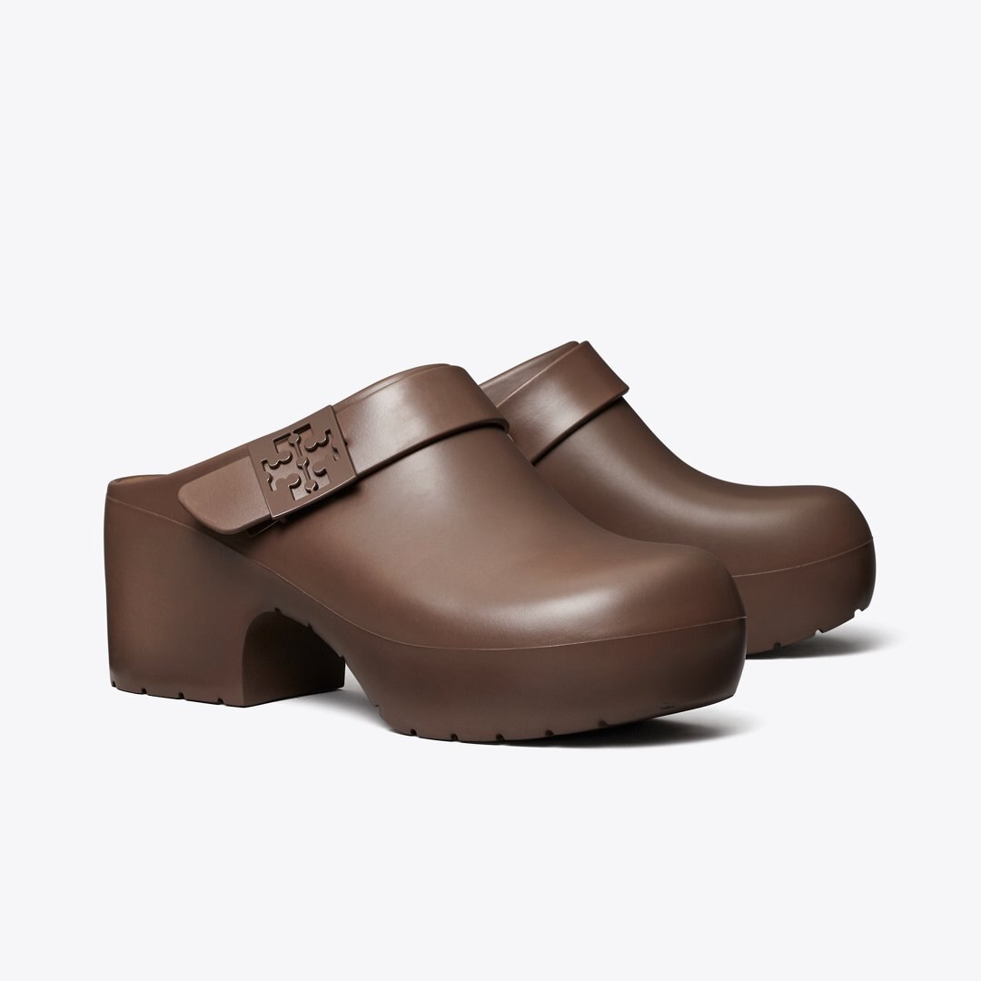 Tory Burch Mellow Platform Heeled Clog COCONUT
