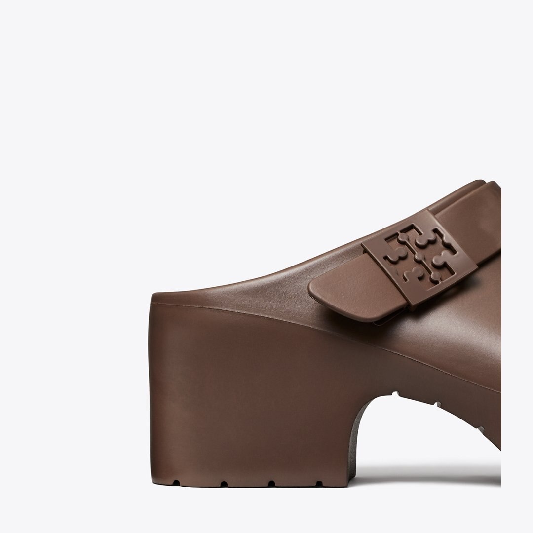 Tory Burch Mellow Platform Heeled Clog COCONUT