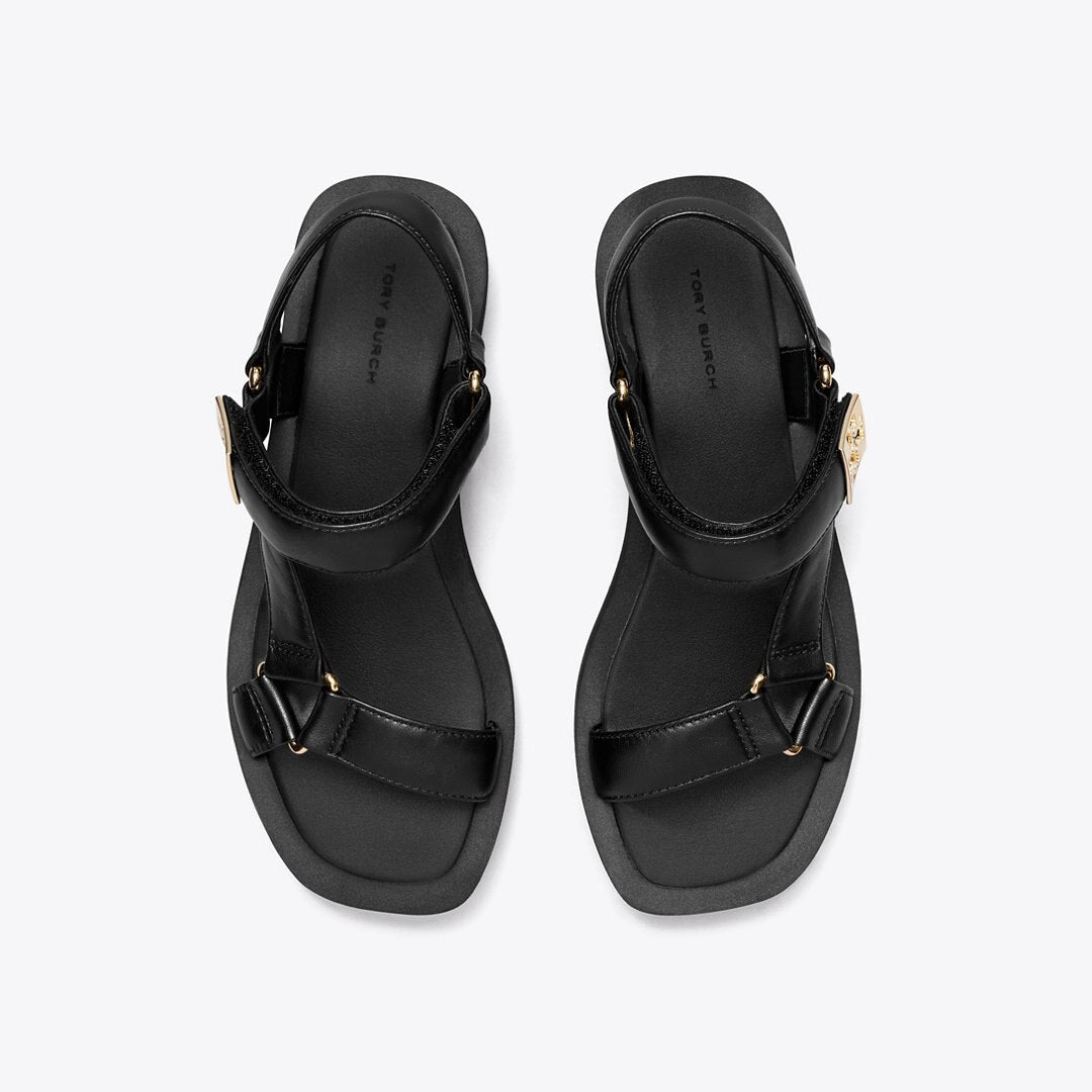 Tory Burch Mellow Platform Sandal PERFECT BLACK / GOLD / PERFECT BLACK