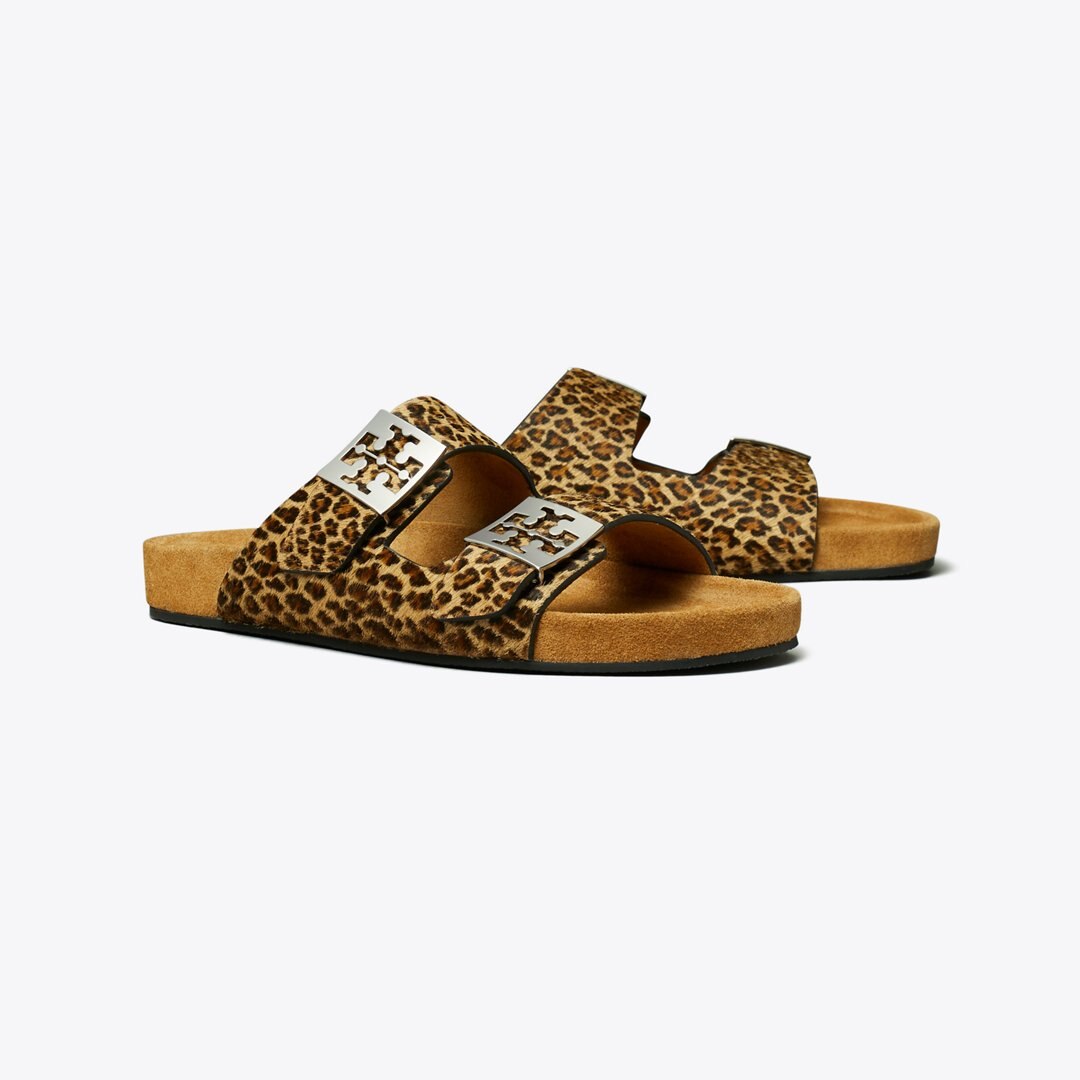 Tory Burch Mellow Sandal LEOPARD MULTI / LIGHT TEAK