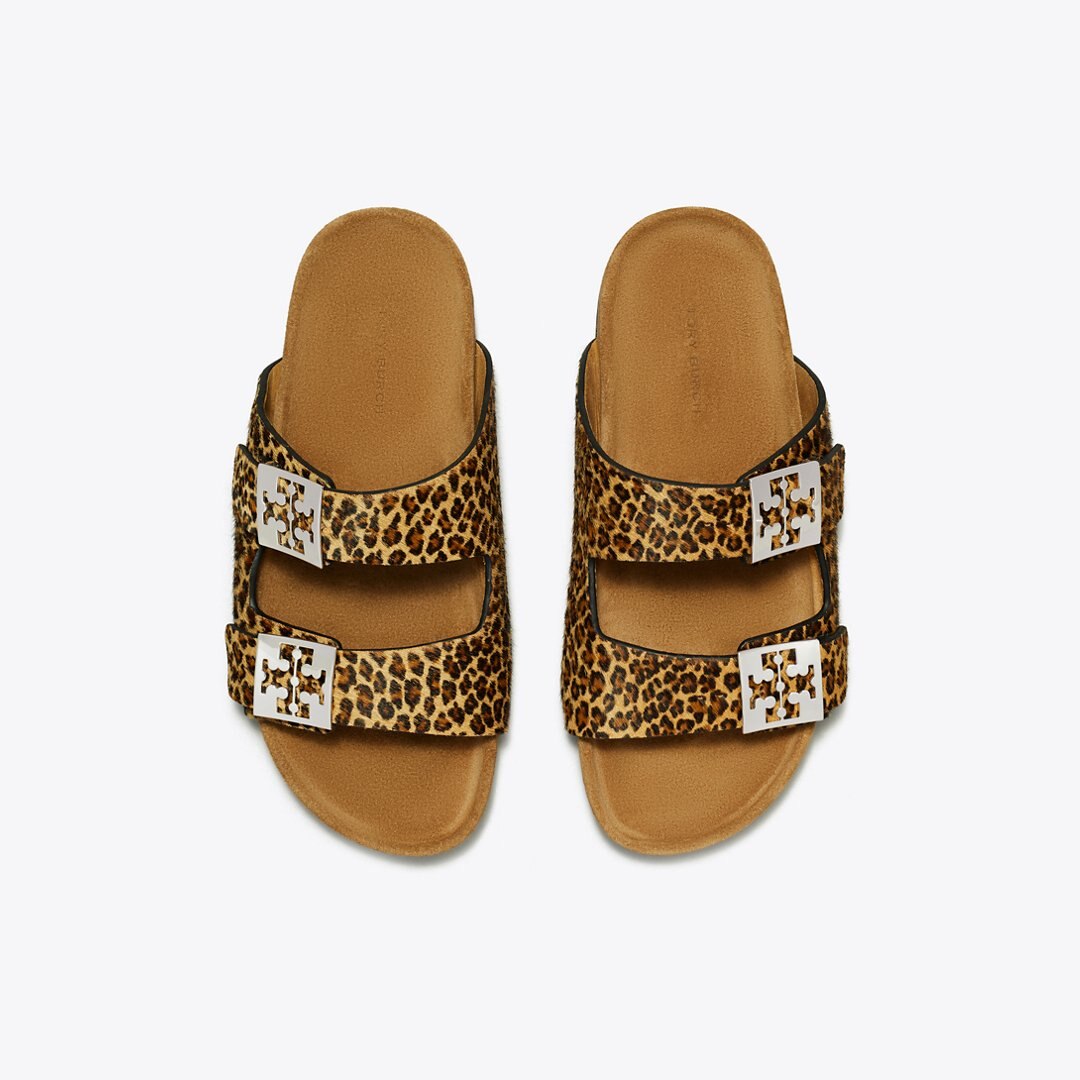 Tory Burch Mellow Sandal LEOPARD MULTI / LIGHT TEAK