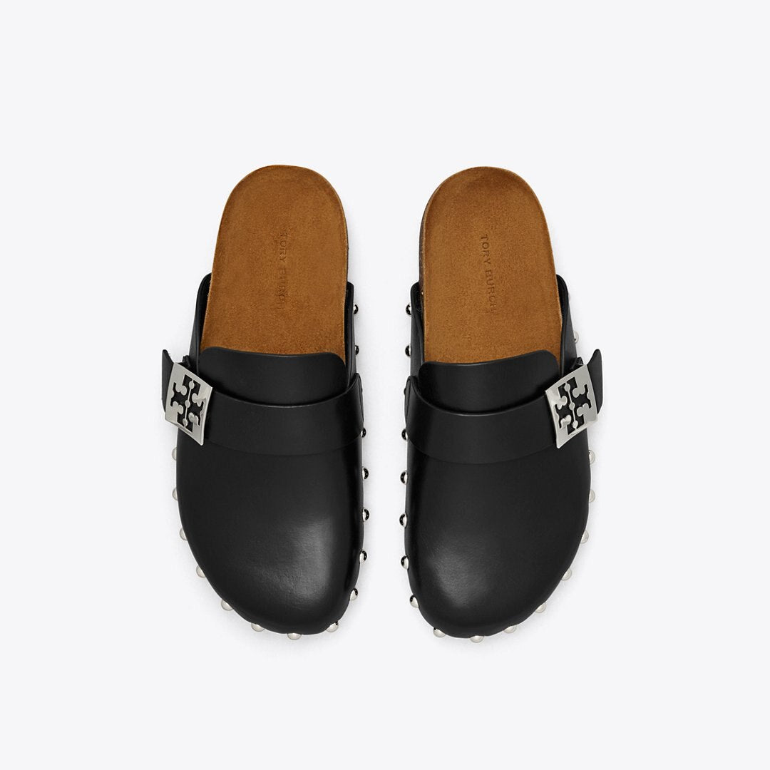 Tory Burch Mellow Studded Mule PERFECT BLACK