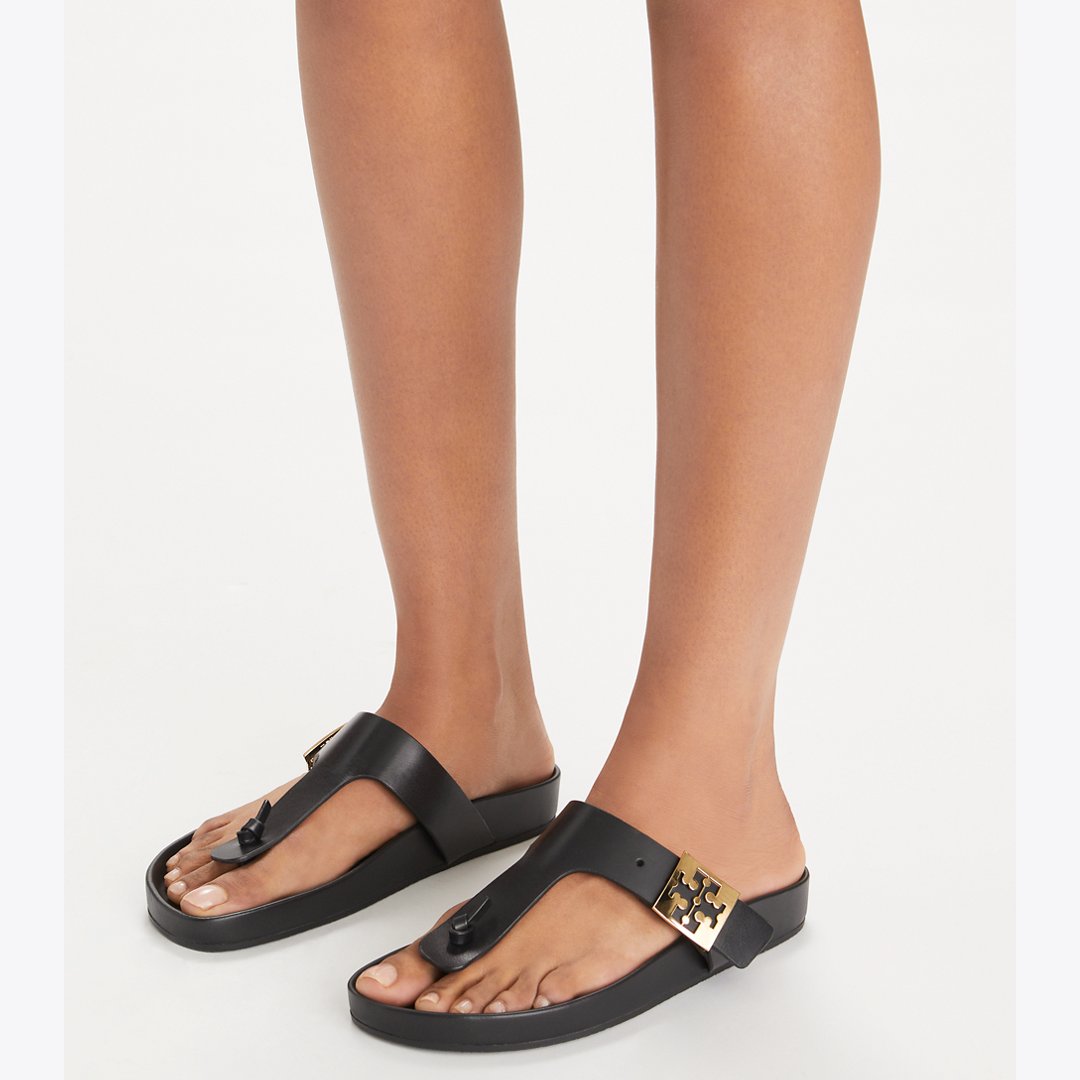 Tory Burch Mellow T-Strap Sandal PERFECT BLACK / PERFECT BLACK