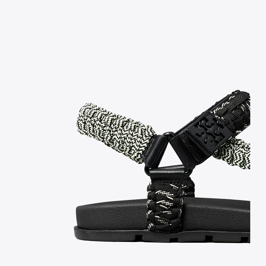 Tory Burch Mellow Trail Rope Sandal PERFECT BLACK MULTI / PERFECT BLACK