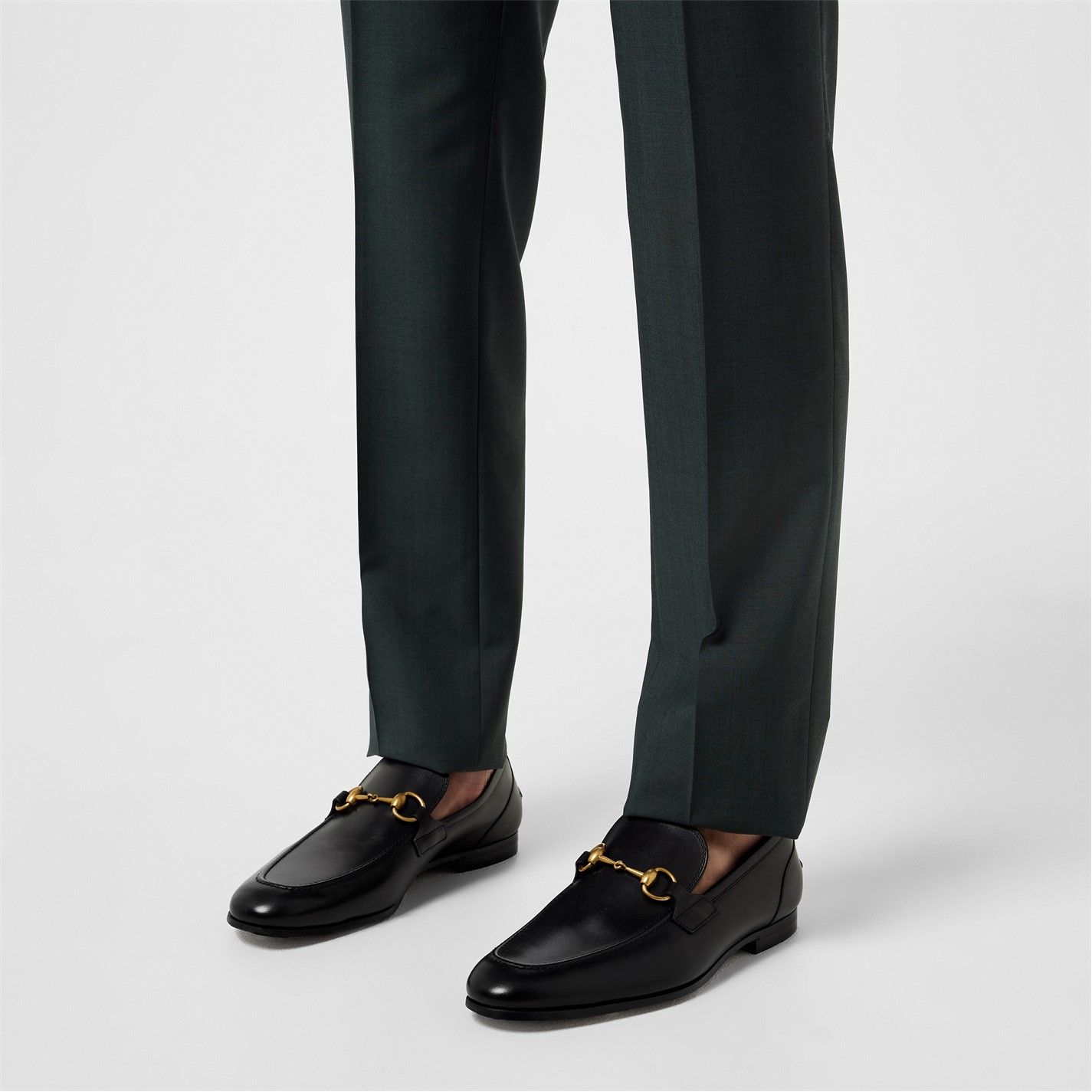 Men's Horsebit Leather Jordaan Loafers Nero