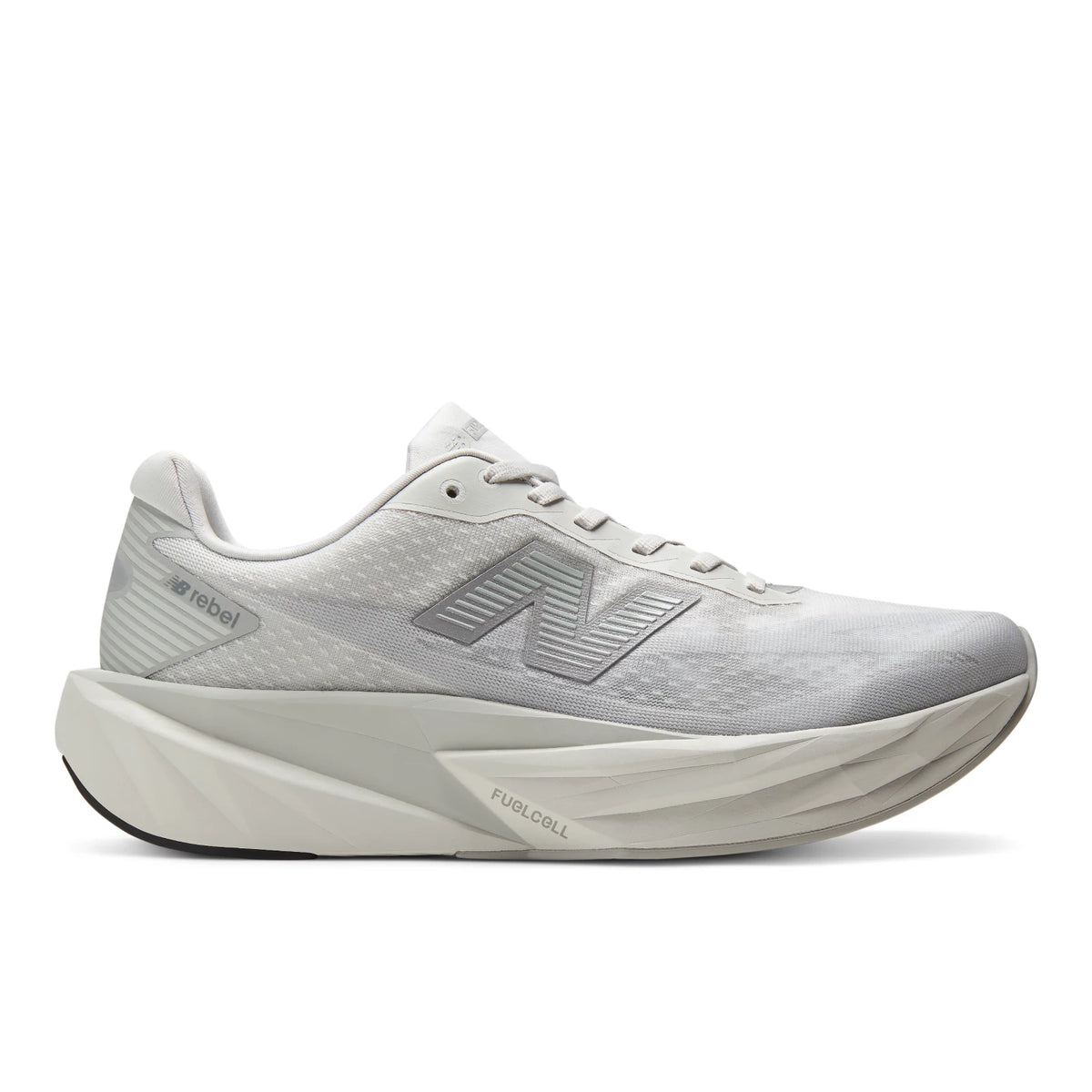 New Balance Fuelcell Rebel V5 Grey Days Grey Matter with Silver Metallic