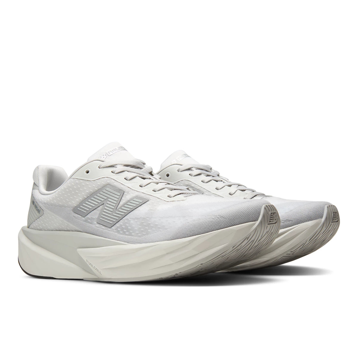 New Balance Fuelcell Rebel V5 Grey Days Grey Matter with Silver Metallic
