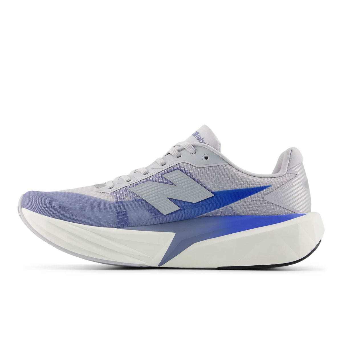 New Balance Cool Skies Fuelcell Rebel V5 Pearl Grey with Dusk Shower and Blue Bird
