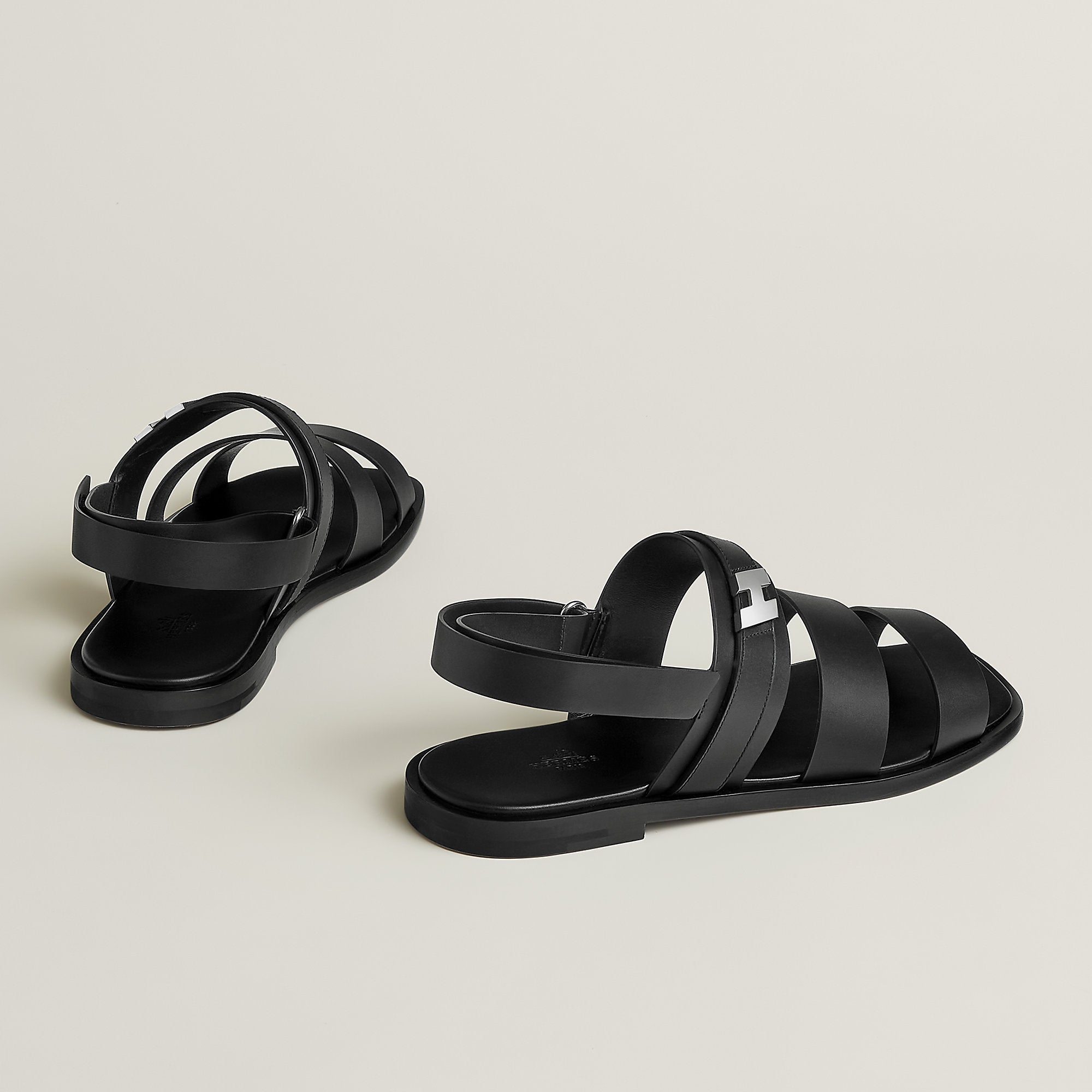 Hermes Miky Sandal Noir