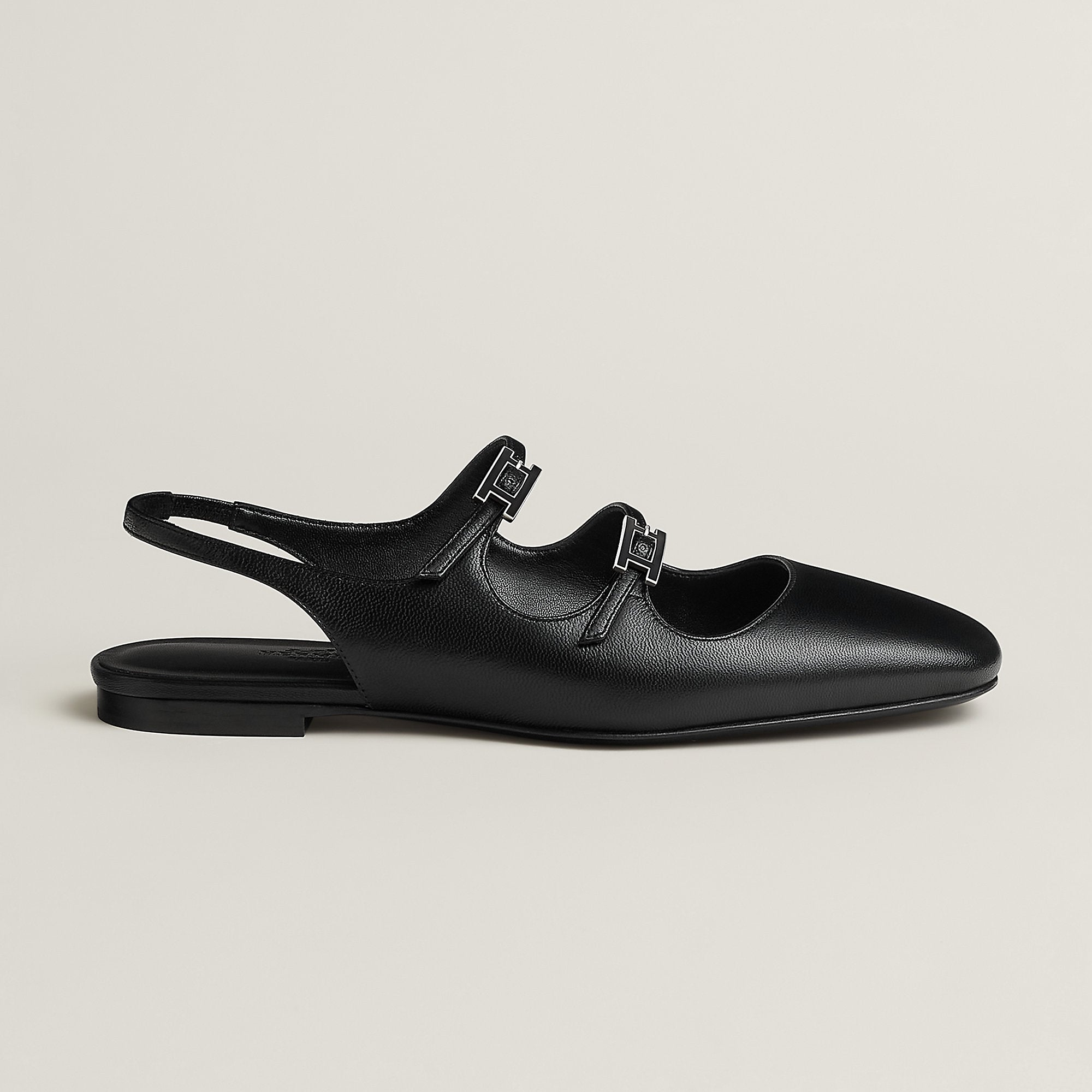 Hermes Mila Slingback Noir