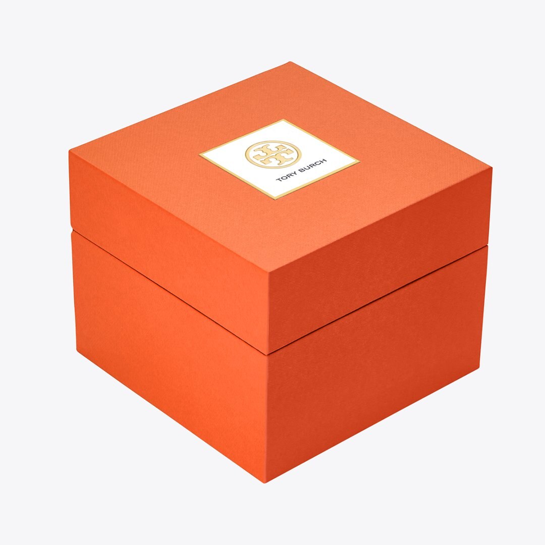 Tory Burch Miller Bangle Watch IVORY/GOLD/MULTI TOP RINGS