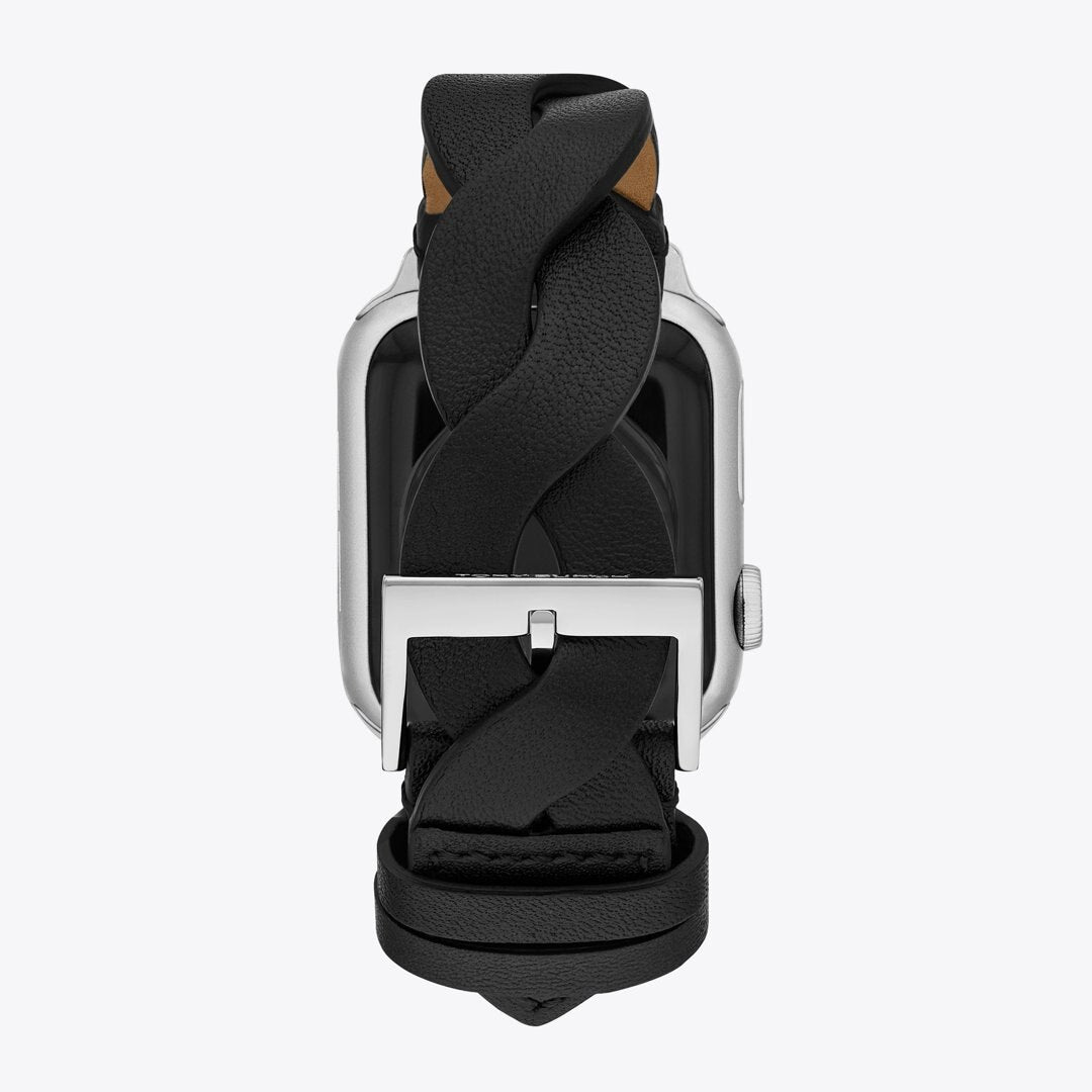 Tory Burch Miller Braided Band for Apple Watch BLACK