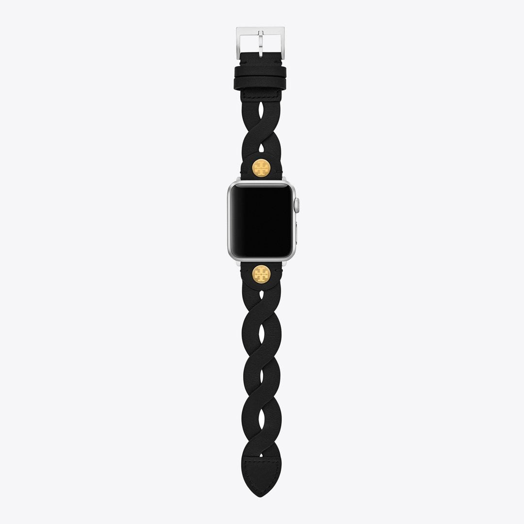 Tory Burch Miller Braided Band for Apple Watch BLACK