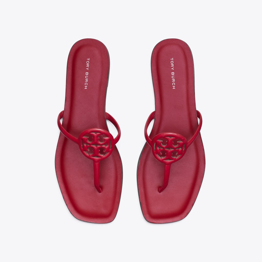Tory Burch Miller Capri Sandal TOUCAN RED