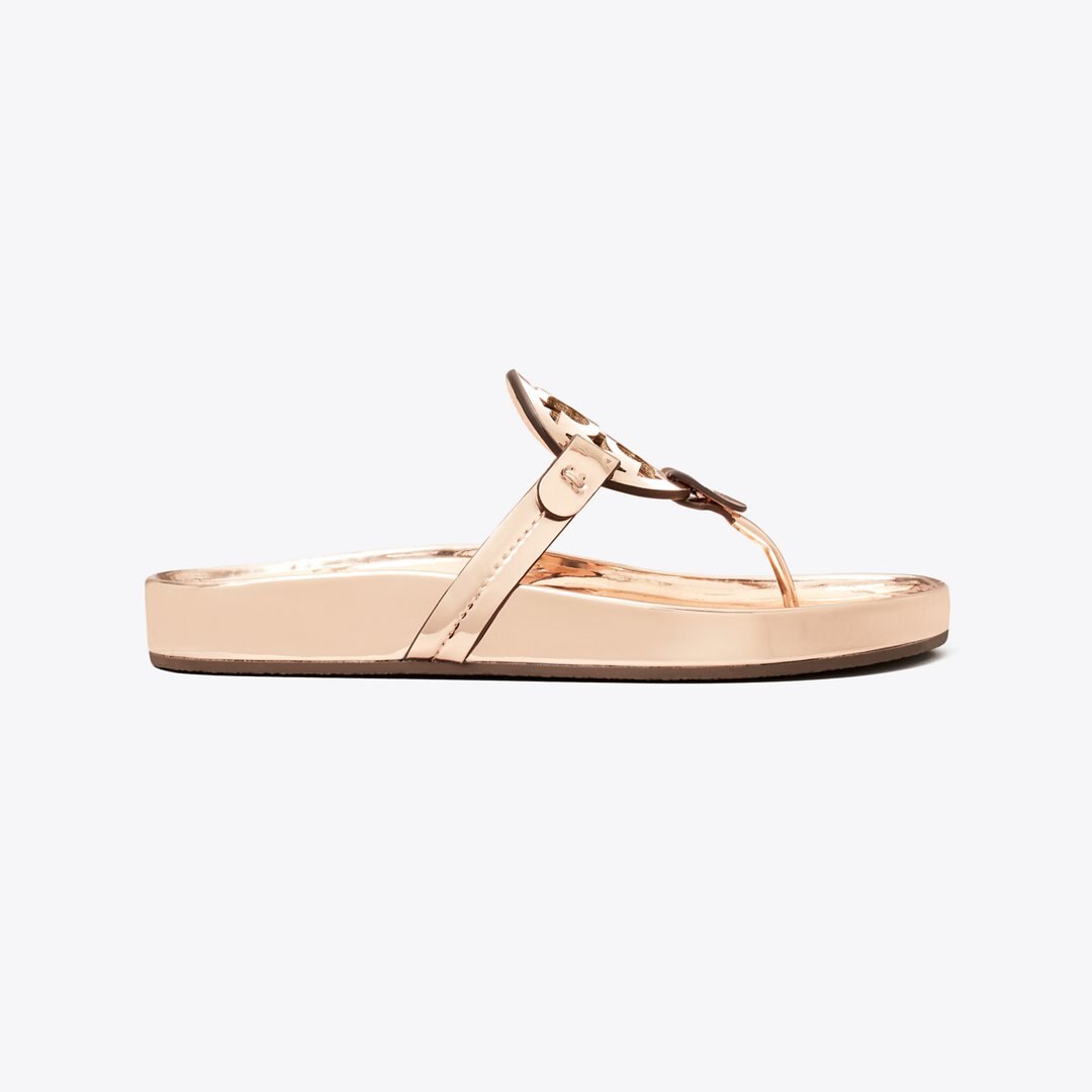 Tory Burch Miller Cloud Sandal ROSE GOLD