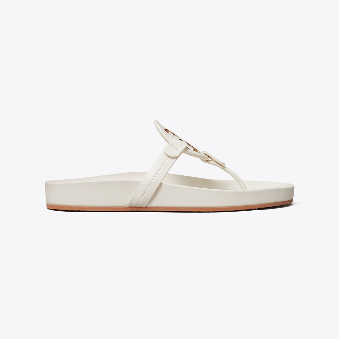 Tory Burch Miller Cloud Sandal New Ivory