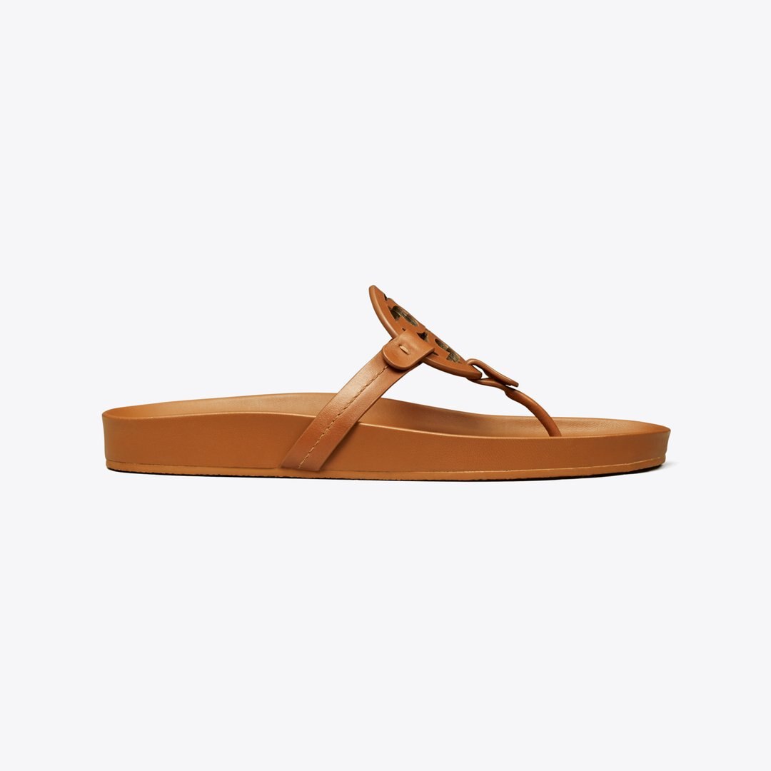 Tory Burch Miller Cloud Sandal BOURBON MIELE / BOURBON MIELE