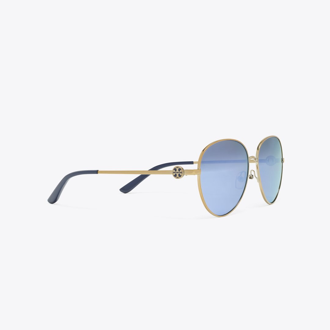 Tory Burch Miller Color Pilot GOLD/BLUE