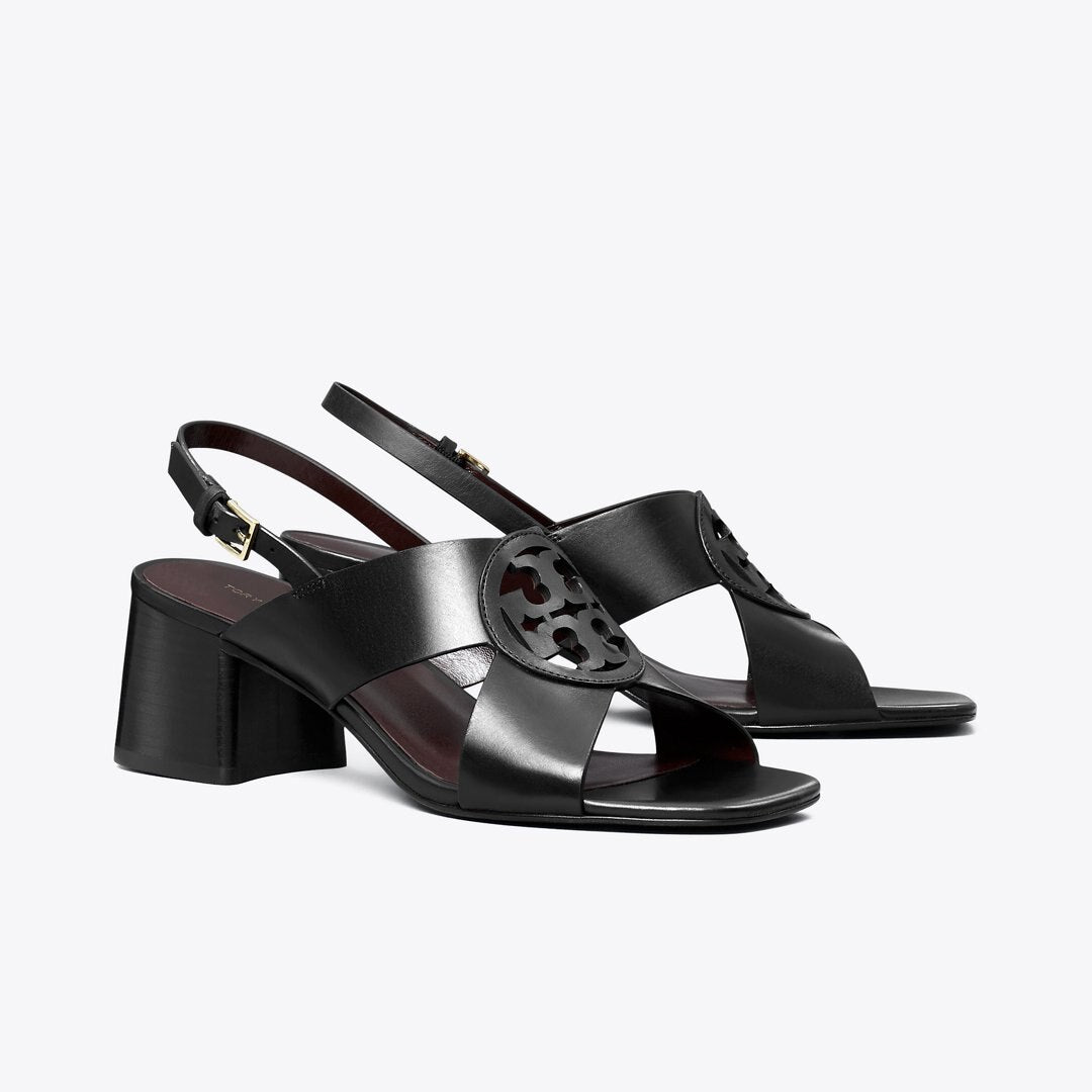 Tory Burch Miller Heeled Sandal PERFECT BLACK