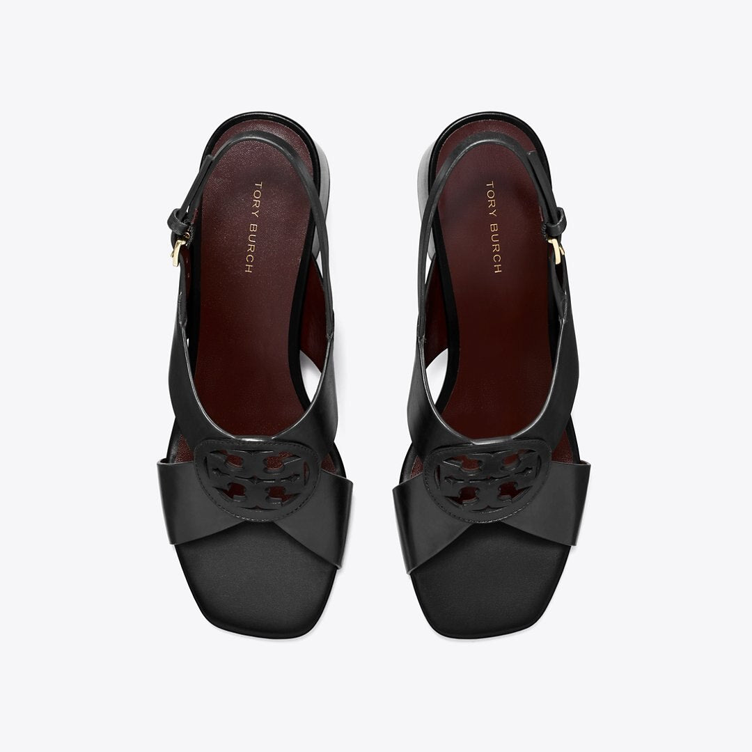 Tory Burch Miller Heeled Sandal PERFECT BLACK