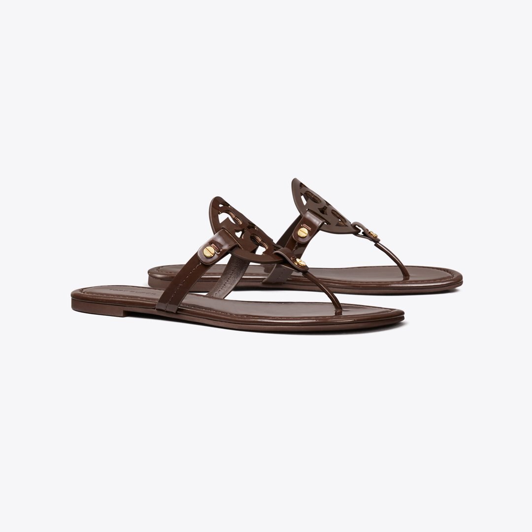 Tory Burch Miller Patent Sandal Coconut